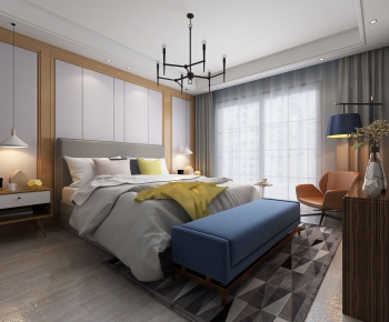 Nordic Style Bedroom-ID:277262887