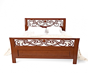 European Style Double Bed-ID:295189517