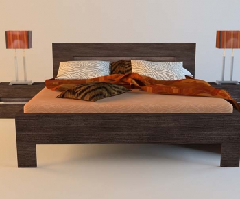 Modern Double Bed-ID:105052961