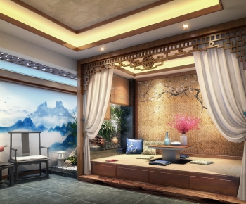 New Chinese Style Tea House-ID:512847872