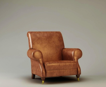 Simple European Style Single Sofa-ID:104415695