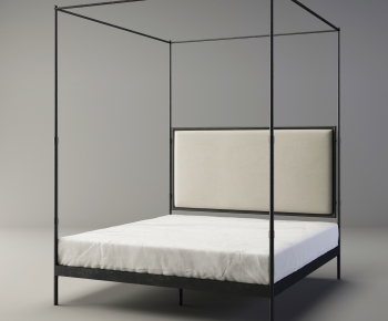 Modern Double Bed-ID:722686251