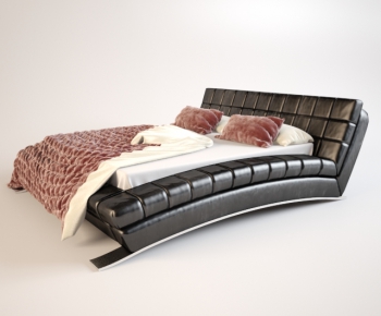 Modern Double Bed-ID:776965267