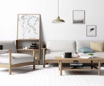 Nordic Style Sofa Combination-ID:457114432