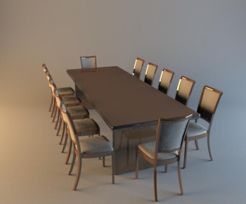 Modern Dining Table And Chairs-ID:913282885