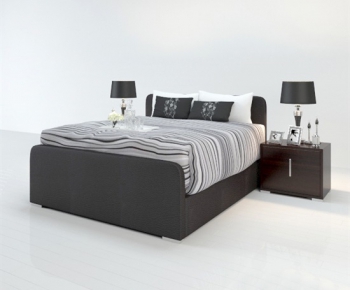 Modern Double Bed-ID:420986669