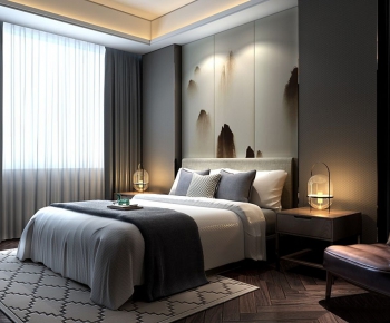 New Chinese Style Bedroom-ID:768751238