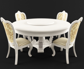 European Style Dining Table And Chairs-ID:527494468