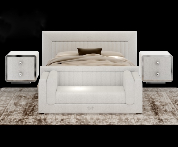 Modern Double Bed-ID:922298391