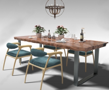 Modern Dining Table And Chairs-ID:227129614