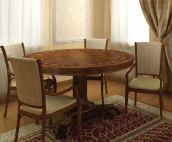 European Style Dining Table And Chairs-ID:868833754