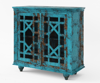 Industrial Style Side Cabinet/Entrance Cabinet-ID:745397453