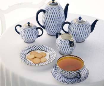 Modern Mediterranean Style Tea Set-ID:421215719