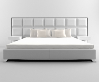 Modern Double Bed-ID:110861121