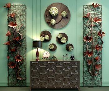 Southeast Asian Style Side Cabinet/Entrance Cabinet-ID:781176763