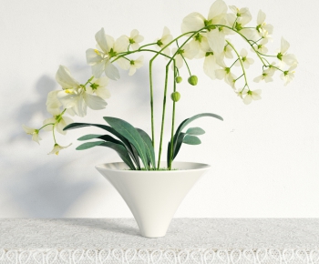 Modern Potted Green Plant-ID:317692124