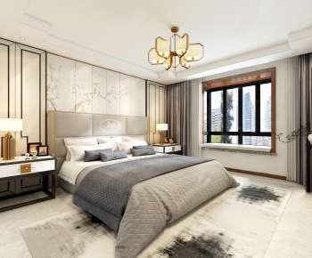 New Chinese Style Bedroom-ID:487403251