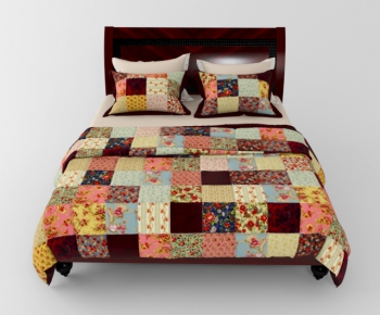 Modern Double Bed-ID:818001237