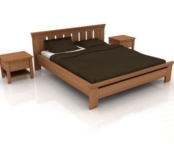 Modern Double Bed-ID:160848431