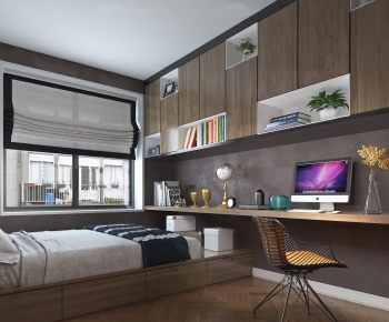 Modern Bedroom-ID:383045355