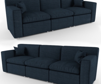 Modern Three-seat Sofa-ID:609714543