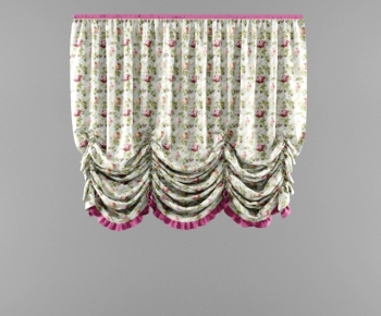 Idyllic Style Folding Curtain-ID:283469739