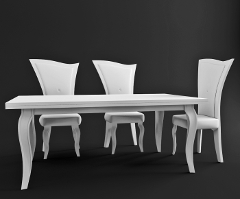 Simple European Style Leisure Table And Chair-ID:129735517