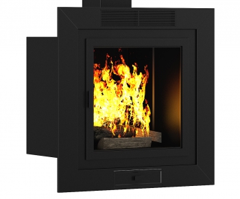 Modern Industrial Style Fireplace-ID:938099797