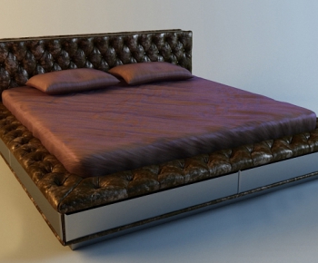 Modern Double Bed-ID:134300372