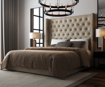 Modern American Style New Classical Style Bedroom-ID:137474376