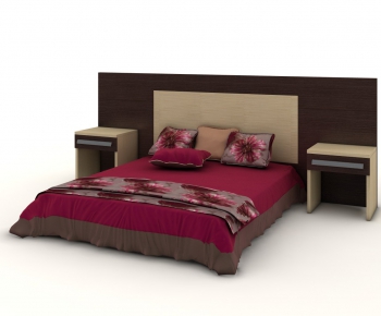 Modern Double Bed-ID:612282489