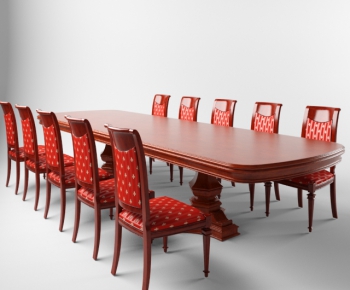 European Style Dining Table And Chairs-ID:261178532