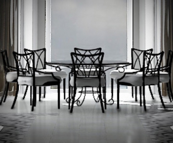 Modern Dining Table And Chairs-ID:914233535