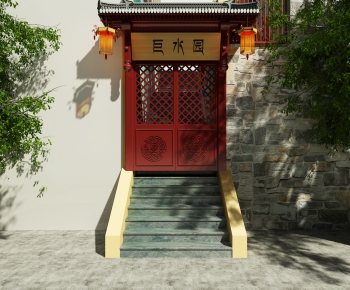Chinese Style Facade Element-ID:278673925