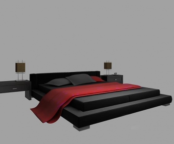 Modern Double Bed-ID:454064466