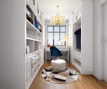 Simple European Style Clothes Storage Area-ID:190281784