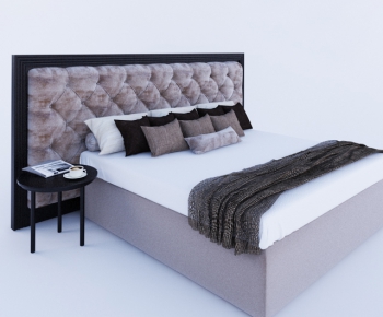 Modern Double Bed-ID:283280742
