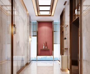 New Chinese Style Corridor Elevator Hall-ID:112579628
