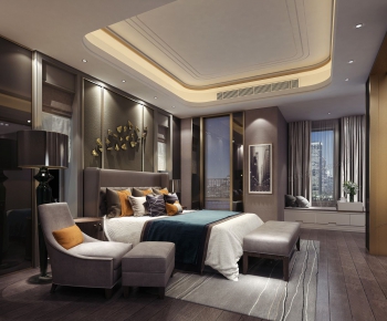 Modern Hong Kong Style Bedroom-ID:459220821