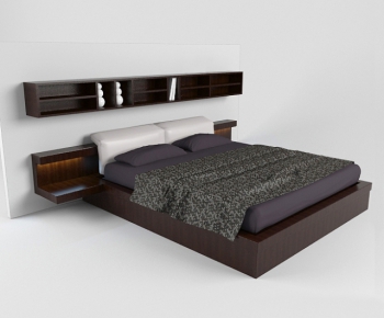 Modern Double Bed-ID:319472177