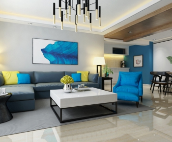 Modern A Living Room-ID:333787346