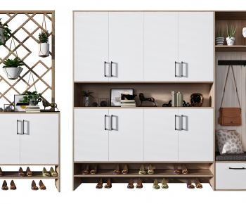 Nordic Style Shoe Cabinet-ID:829356717