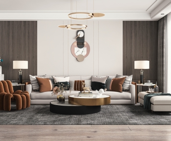 Modern A Living Room-ID:324731423