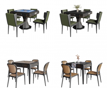 新中式麻将桌餐桌椅组合-ID:147889391
