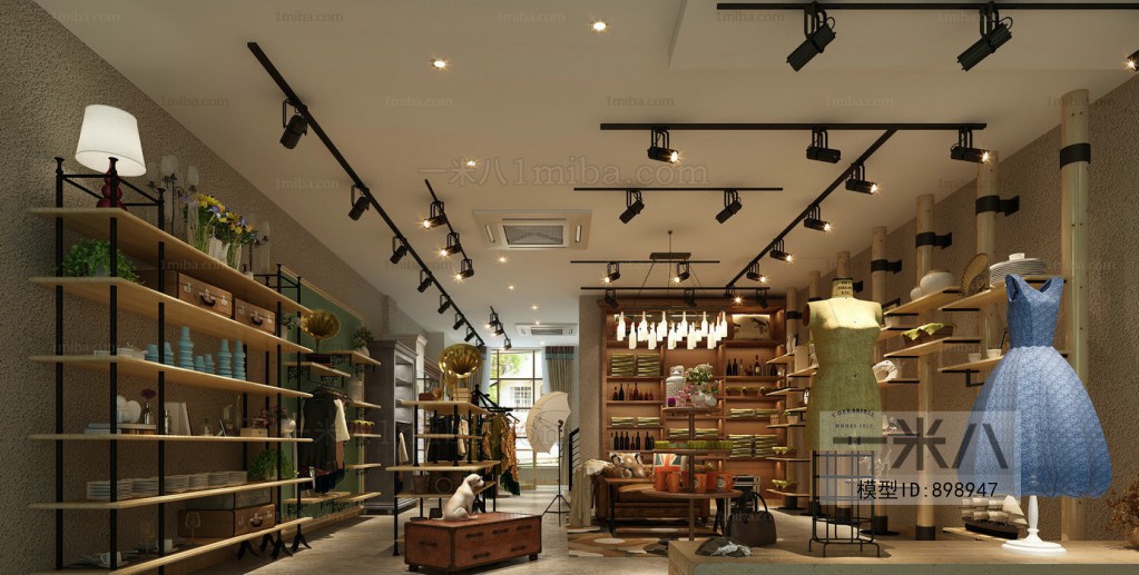 Industrial Style Clothing Store