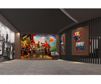 Modern Exhibition Hall-ID:585821317