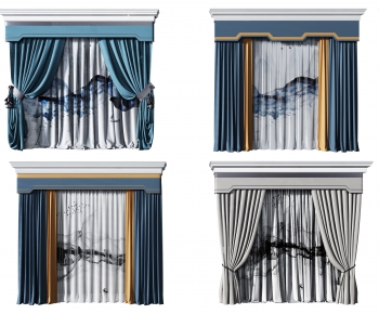 New Chinese Style The Curtain-ID:894772458