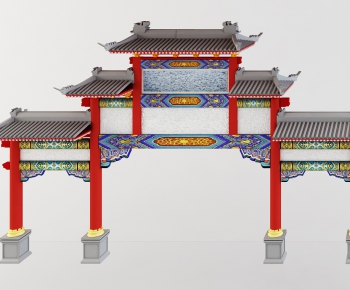 Chinese Style Ancient Architectural Buildings-ID:292330564