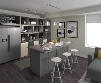 Modern Open Kitchen-ID:843675399