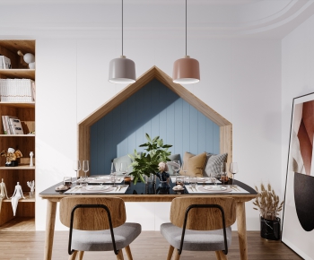 Nordic Style Dining Room-ID:229819763